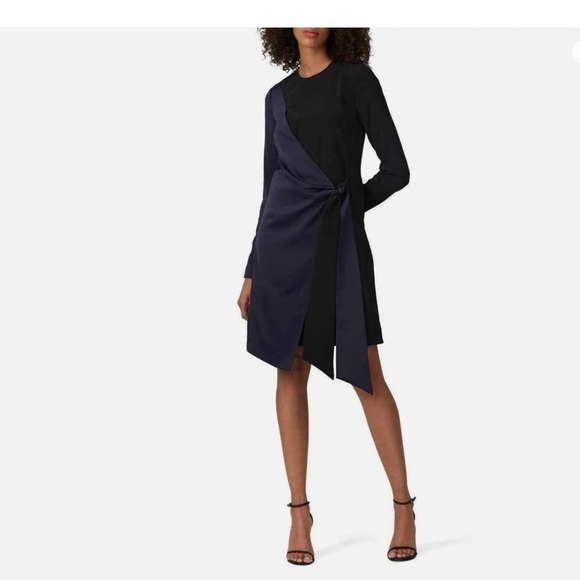 Victoria Victoria Beckham Wrap Panel Dress - Picture 1 of 16